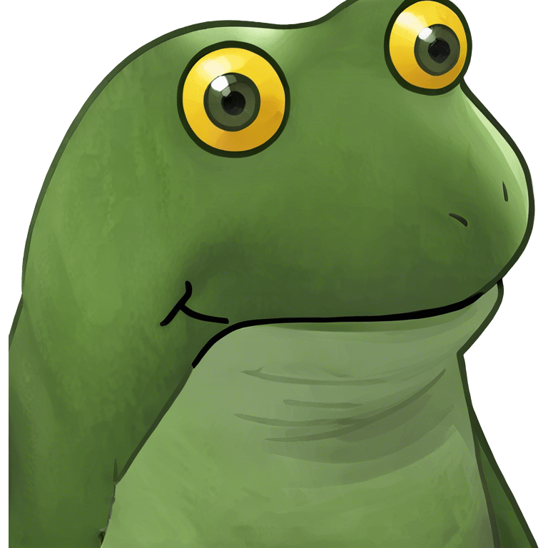 bufo wearing a mask emoji