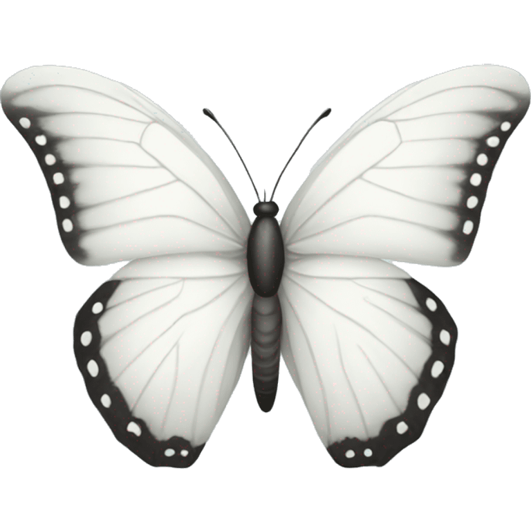 White butterfly  emoji