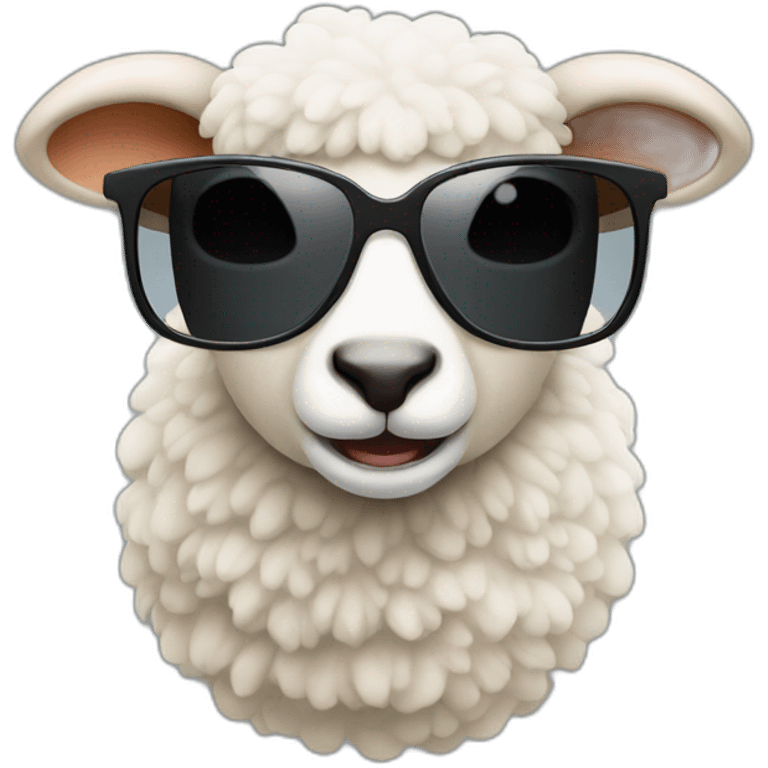 sunglass sheep emoji