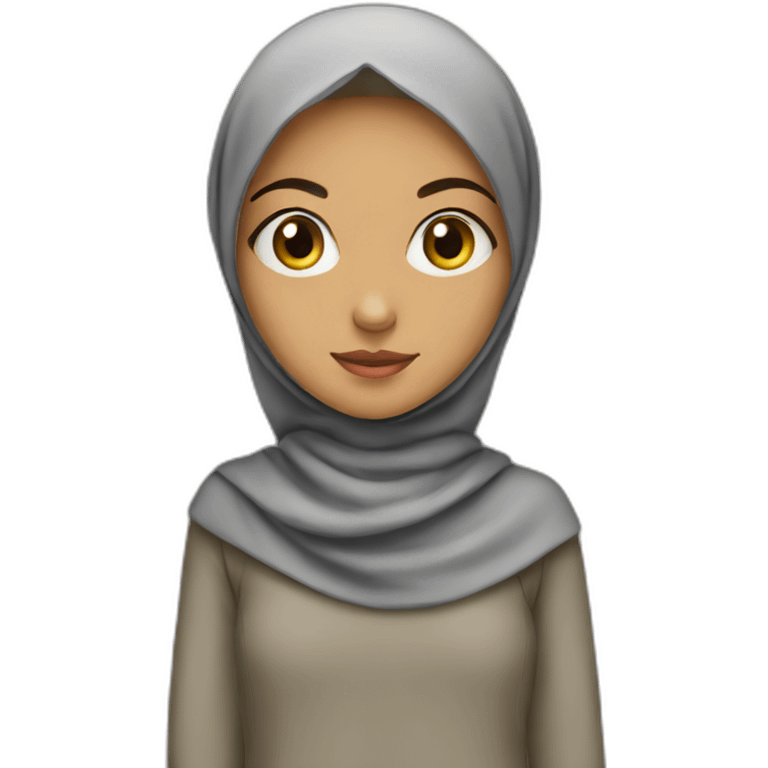 Muslim girl wearing the hijab  emoji