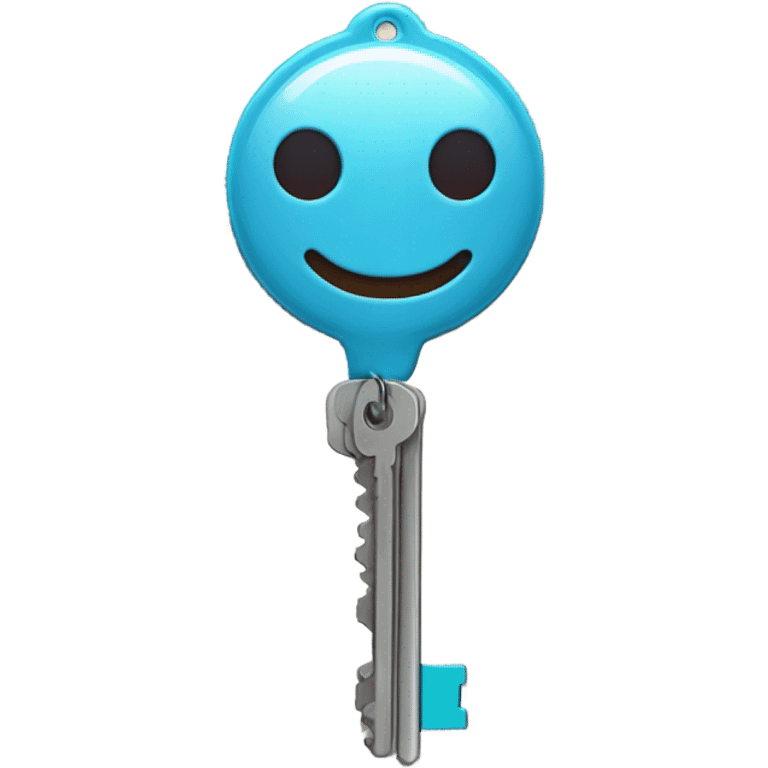 Keys on a lanyard emoji