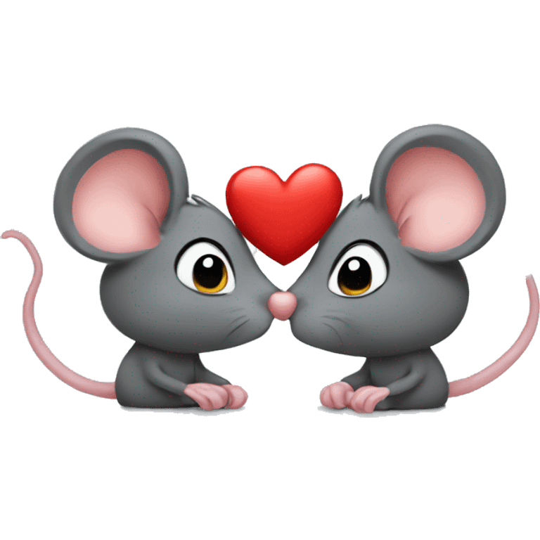 Mouse’s kissing emoji