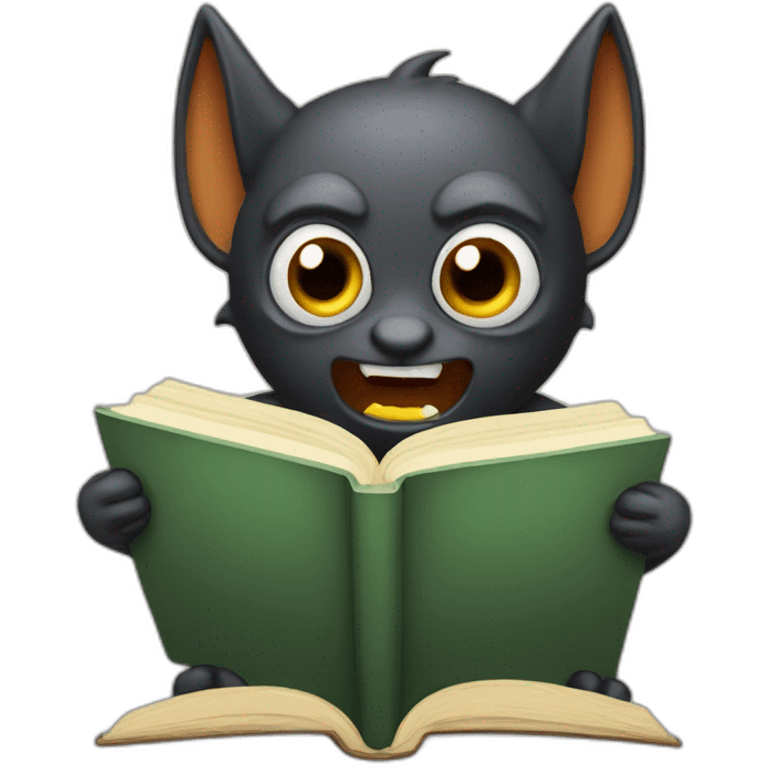 reading-bat emoji