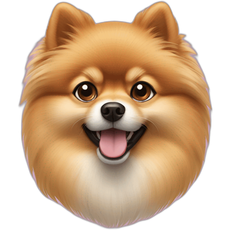 Pomeranian dog emoji