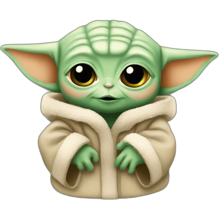 Baby Yoda Chritmas emoji