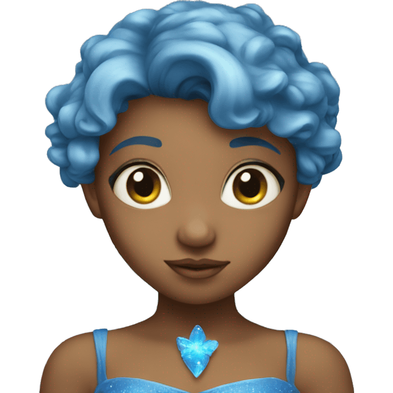 Blue fairy emoji