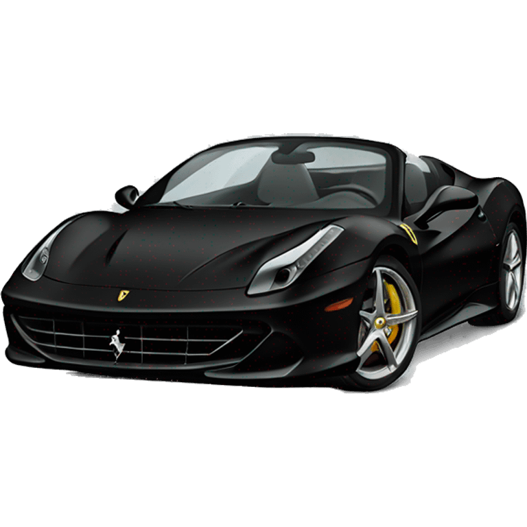 black ferrari emoji