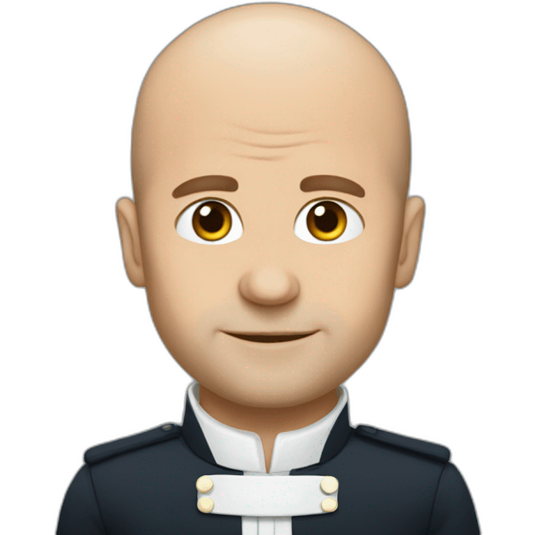 macron bald emoji