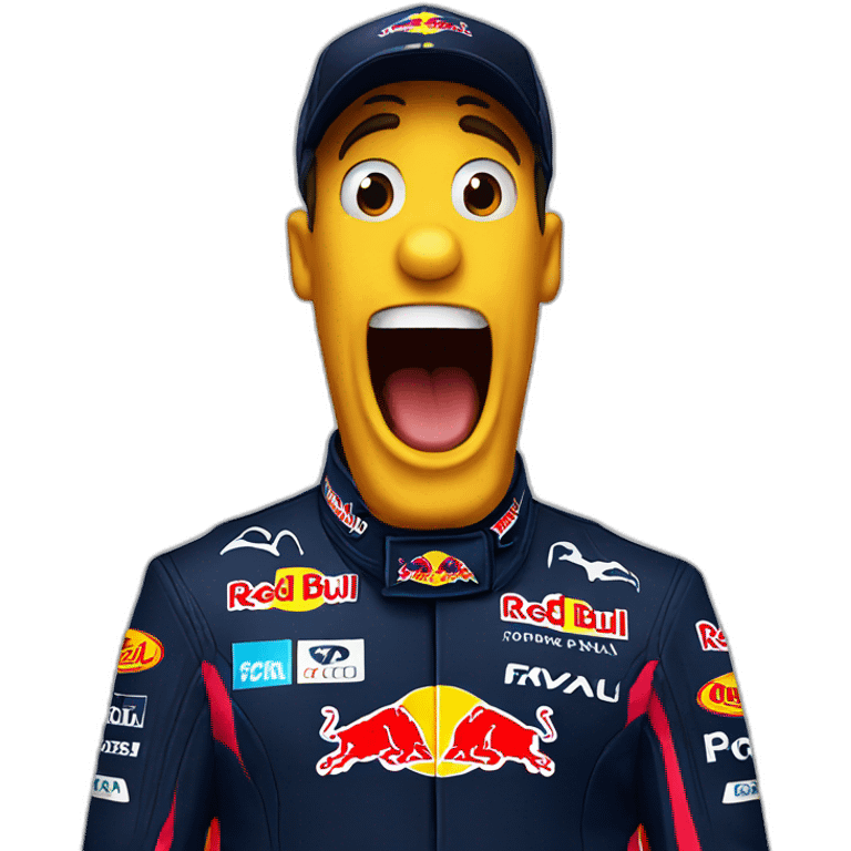 formula 1 red bull singing emoji