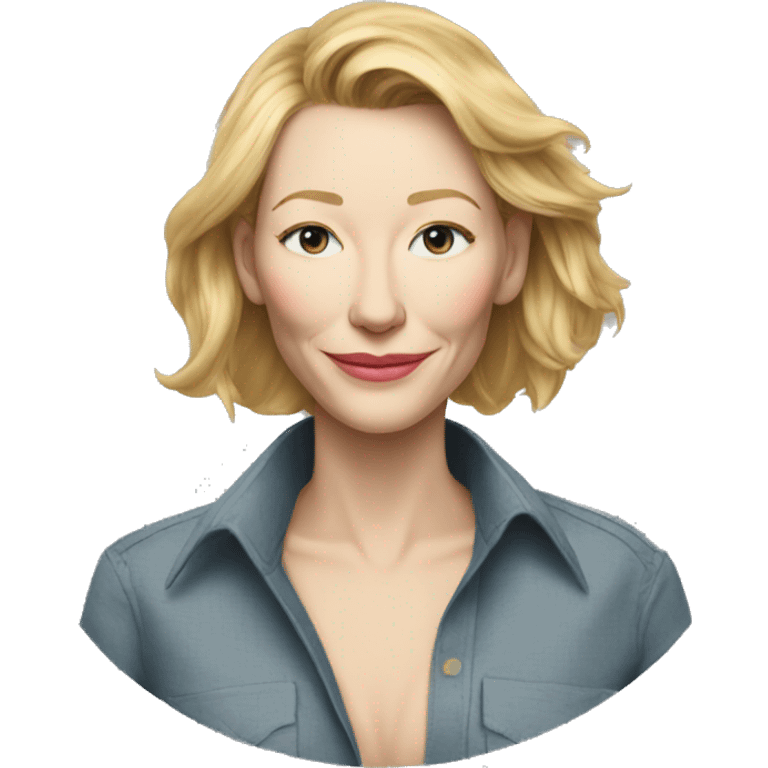 cate-blanchett wearing shirt emoji