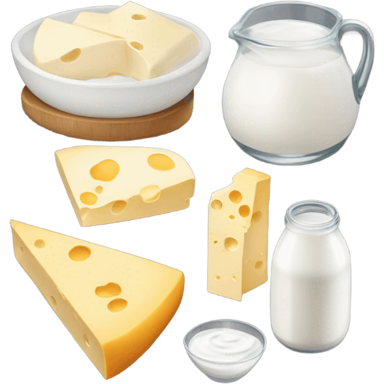 dairy products emoji