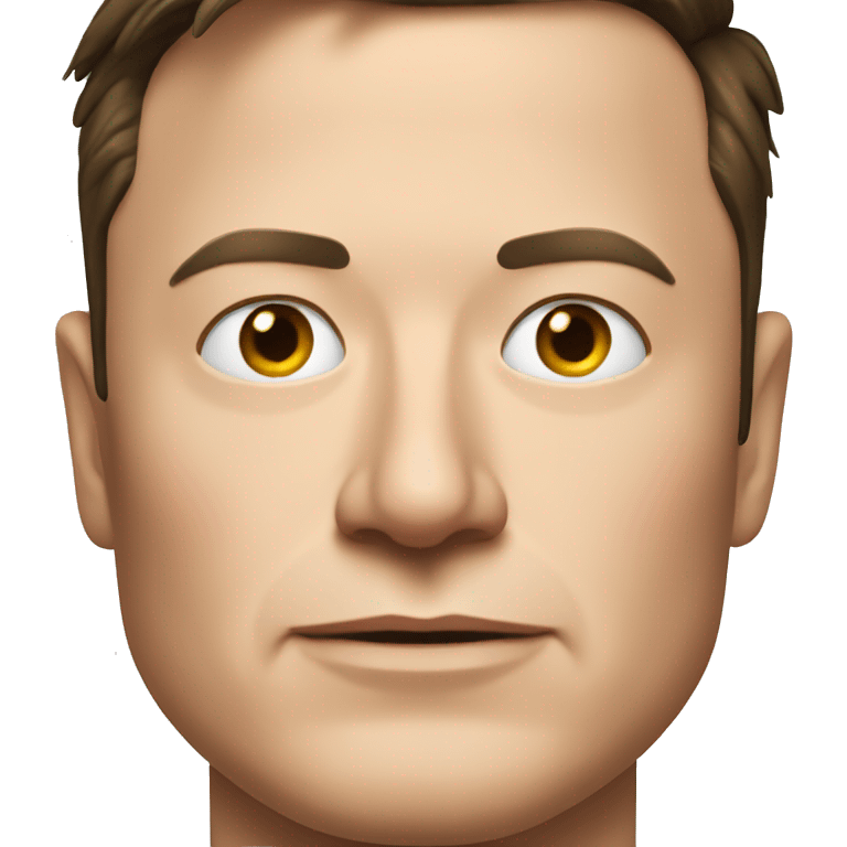 Elon musk face emoji