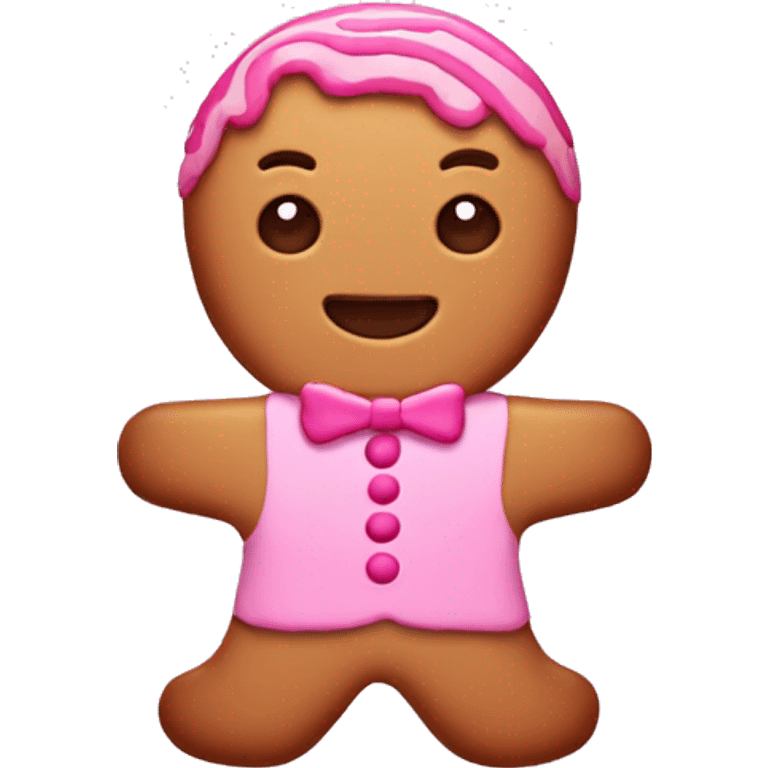 Pink ginger bread  emoji