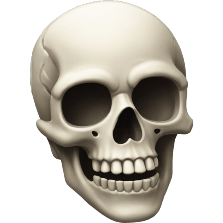 ios Skull head smoke  emoji