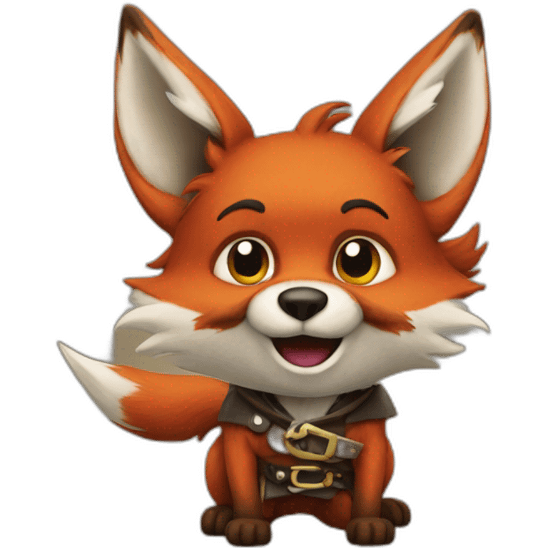 Foxy the pirate emoji