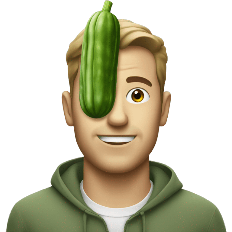 large dill pickle emoji