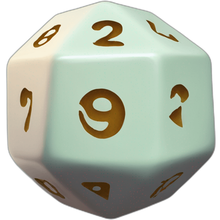 D20 Dice emoji