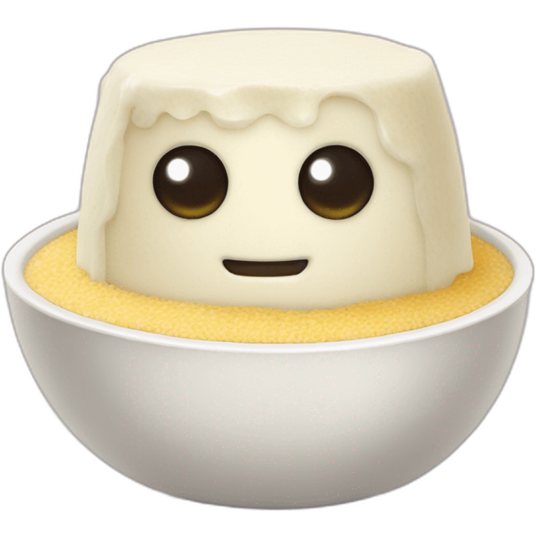 rice pudding robot emoji