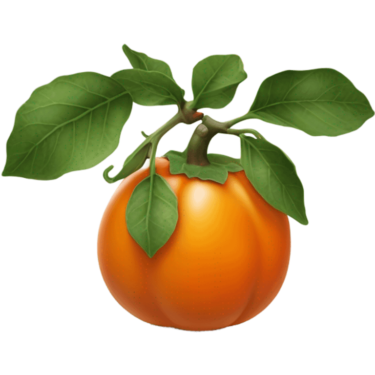 persimmon  emoji