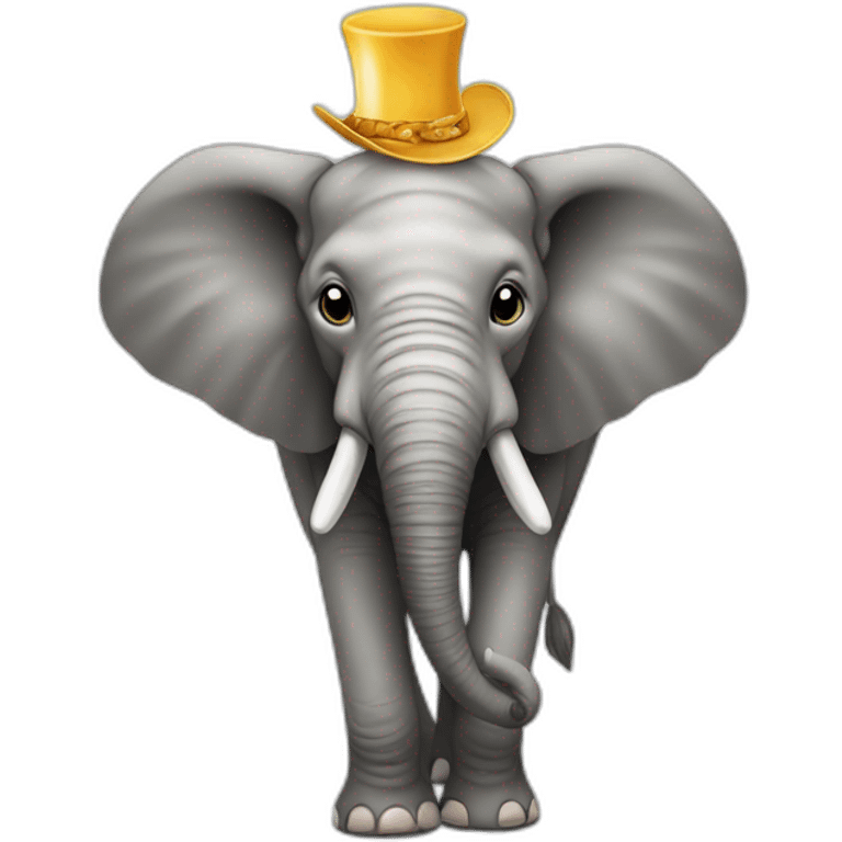 éléphant sur girafe emoji