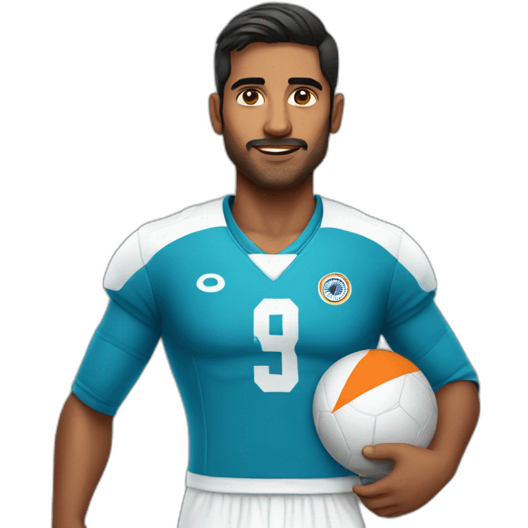 indian football player emoji