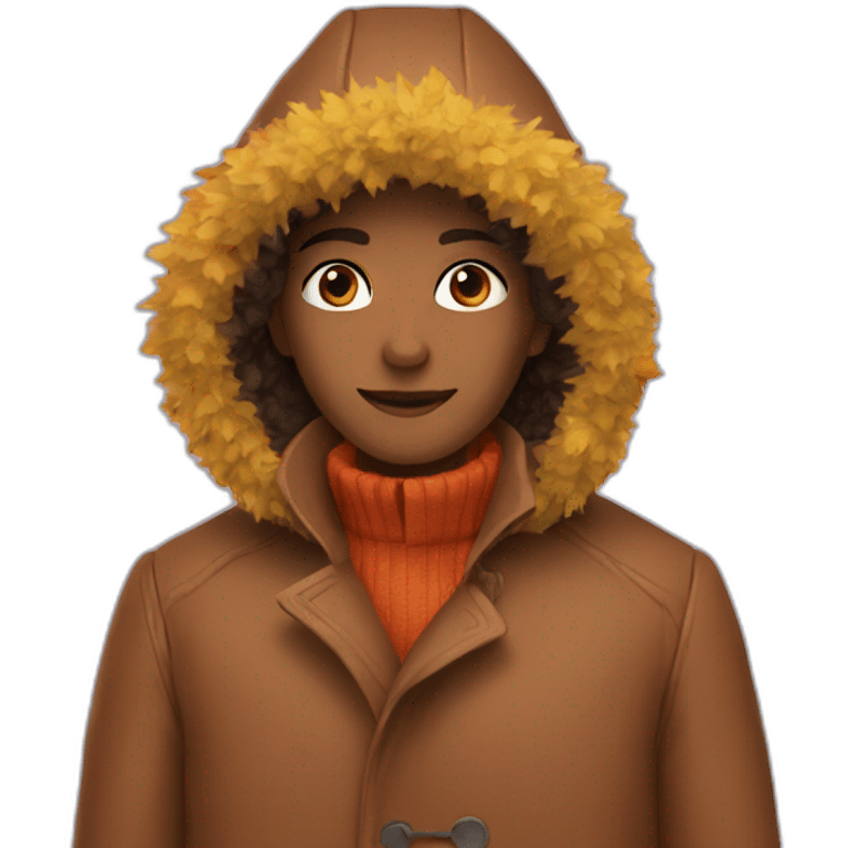 autumn coat emoji