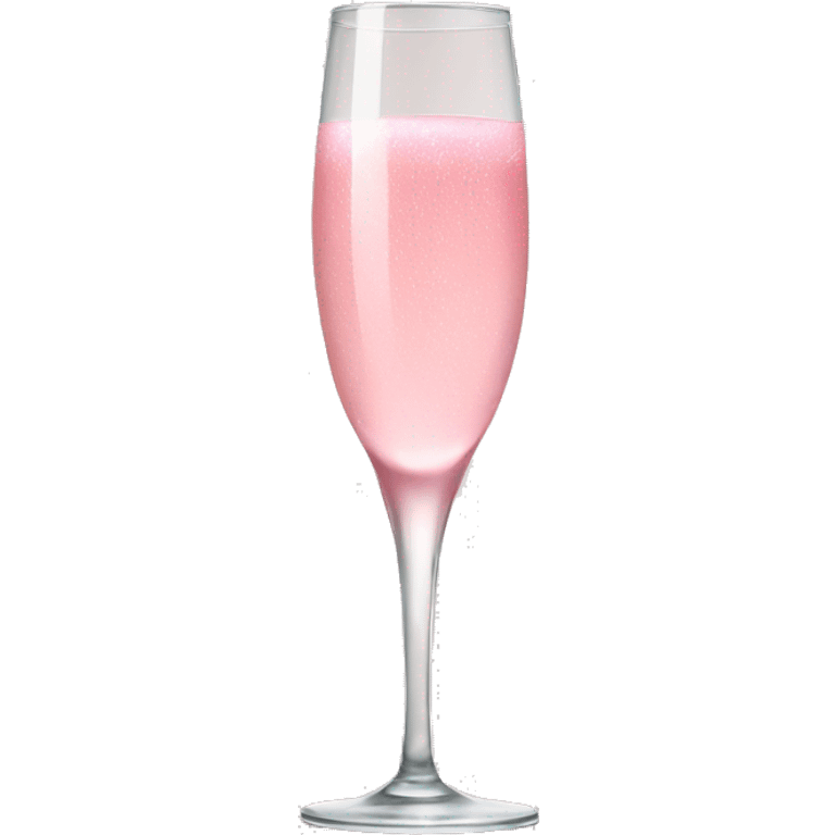 Pink champagne emoji