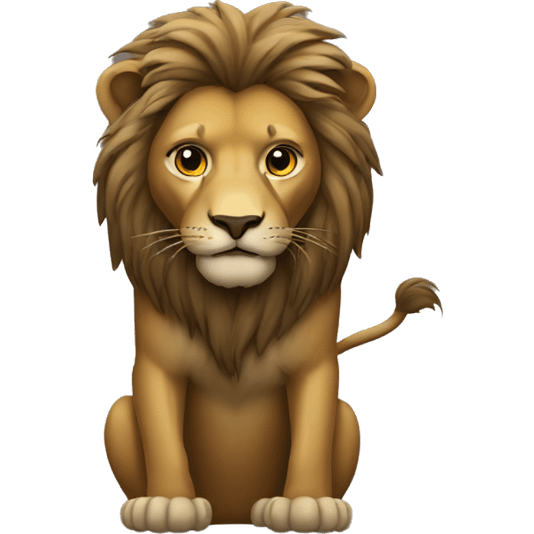 Lion noir  emoji