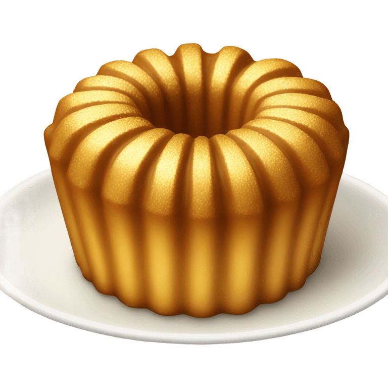 canelé doré emoji