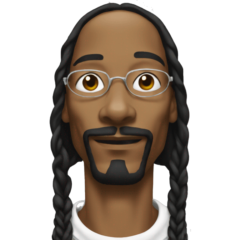 Snoop dogg whit a dogg emoji