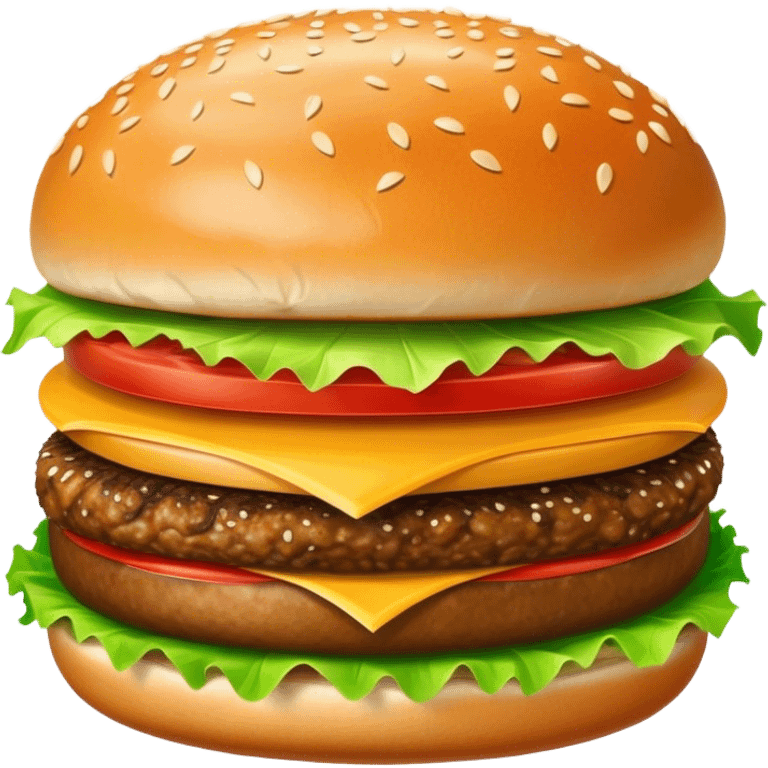 A large hamburger emoji