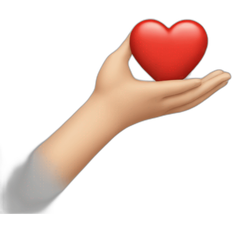 Coeur avec les mains emoji