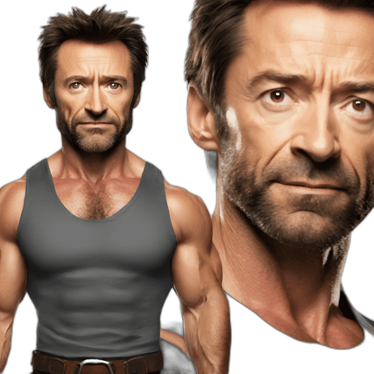 hugh jackman wolverine emoji