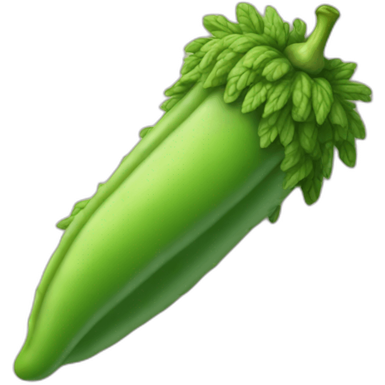 Un cornichon qui court emoji