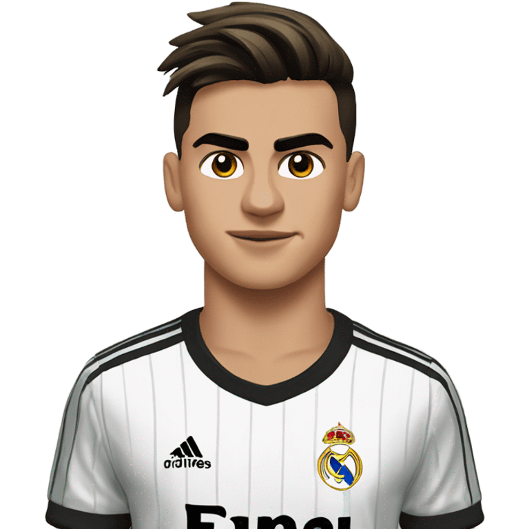 Dybala with Real Madrid t-shirt emoji