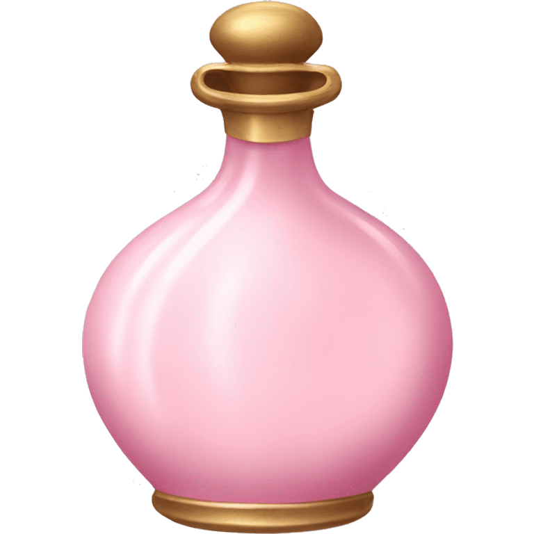 Pale pink rococo potion bottle  emoji