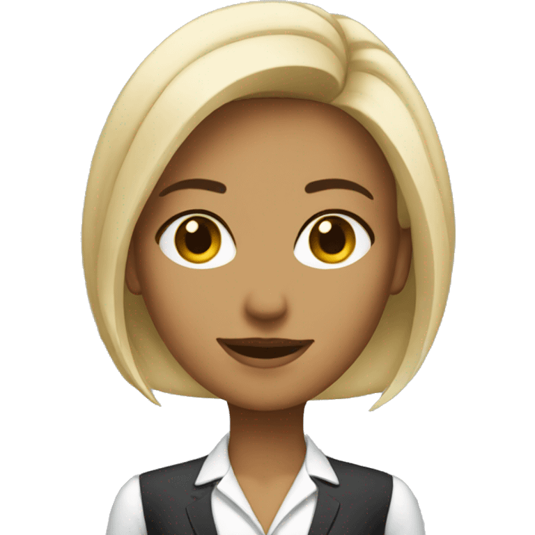 Corporate girl emoji