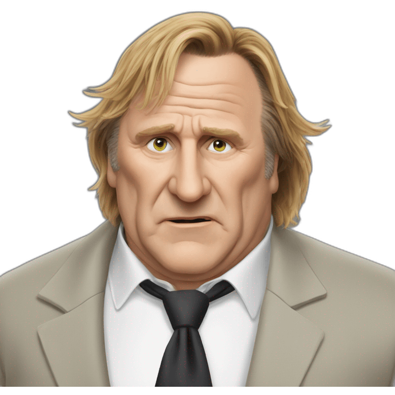 Depardieu qui rigole bourre emoji