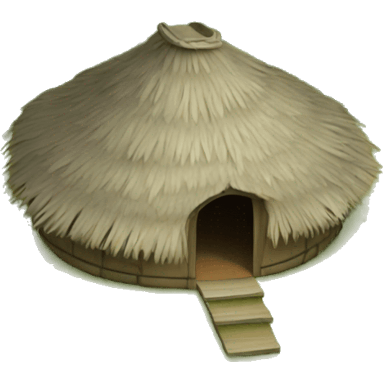 Circular Hut emoji