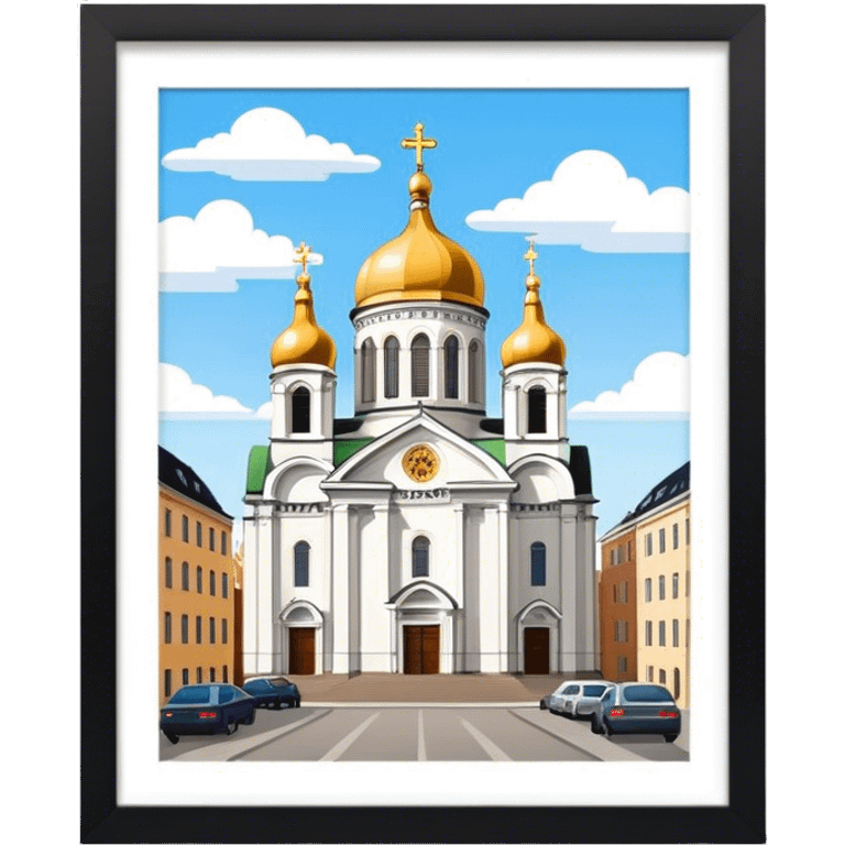 Uspenski cathedral Helsinki  emoji