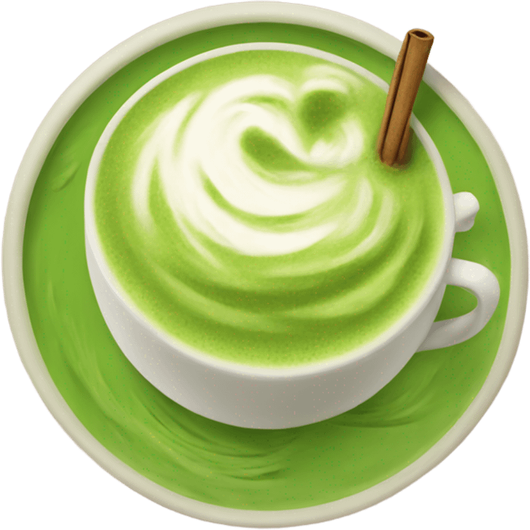 Matcha latte emoji