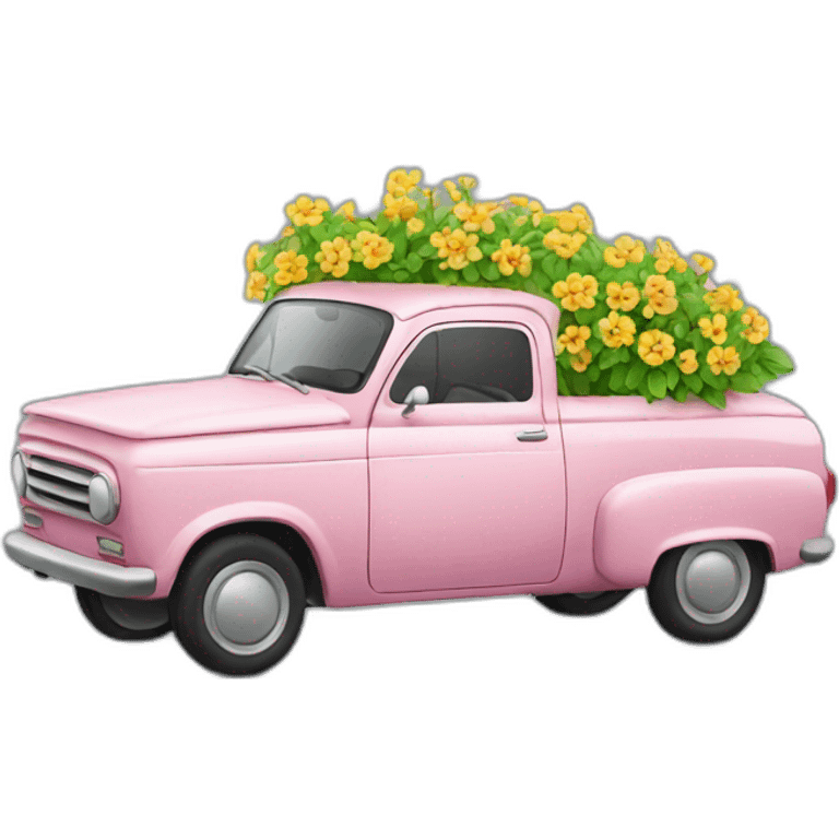 Flower car emoji