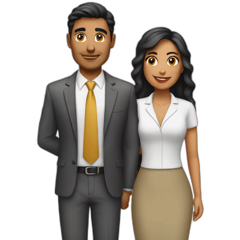 business latin couple emoji