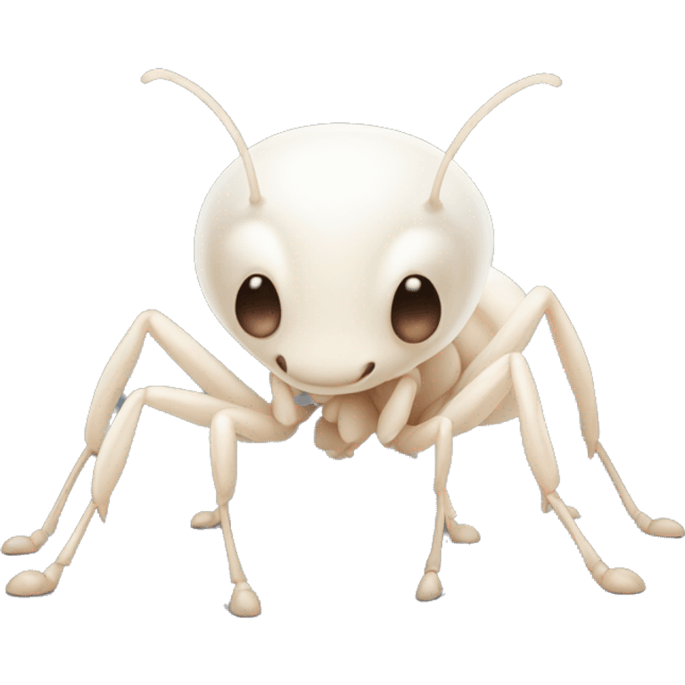 cute albino ant emoji