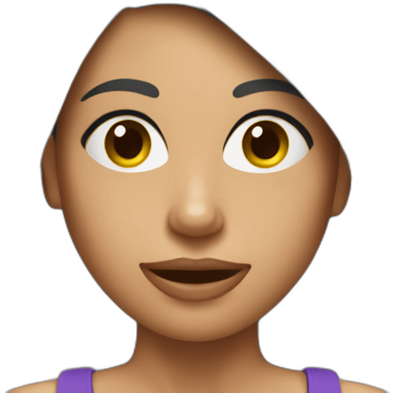 fitness woman emoji