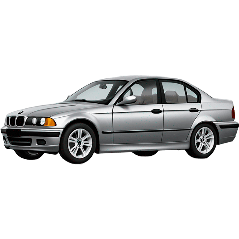 Grey 1999 BMW 323i side view  emoji