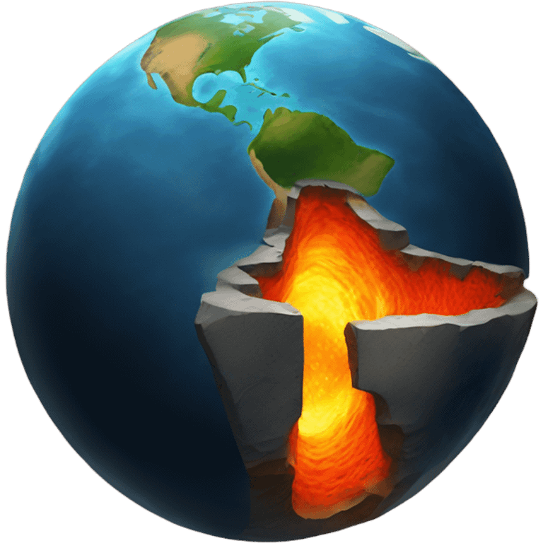 Earth's core
 emoji