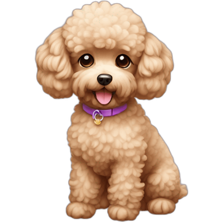 Toy poodle emoji