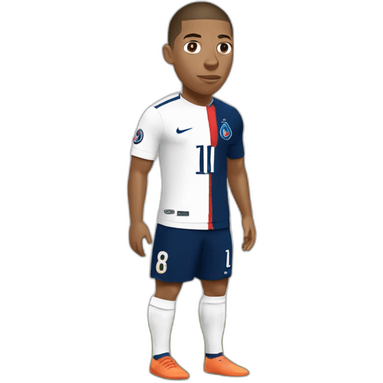 mbappe sur une chèvre emoji