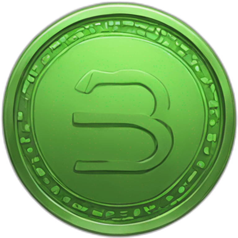 Coin discord green emoji